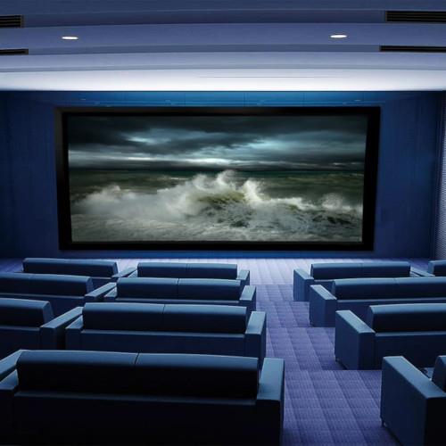 Cirrus Stratus 100" 4K Fixed Frame Projector Screen 16:9 Aspect Ratio-White (Open Box)
