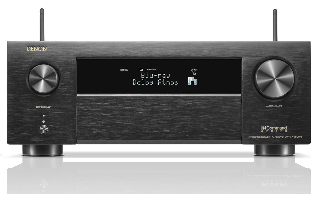 Denon AVR-X4800H 8K Home Theater AV Receiver with Dolby Atmos®