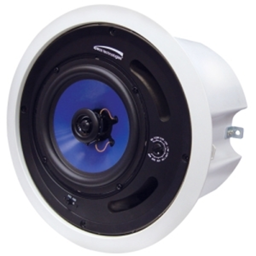Speco SP6MAT MA Series 6.5 in. 25, 70V Commercial ABS Plastic Back Can Speaker, Off-White