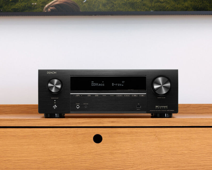 Denon AVR-X1800H 7.2-Channel- 8K Home Theater AV Receiver with Dolby Atmos®  —