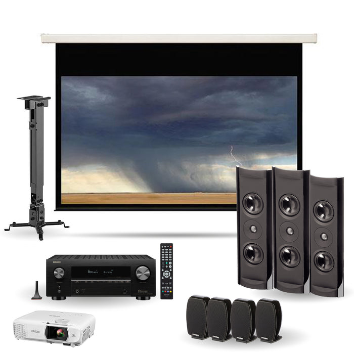 Home Theatre - Silver Package | Epson Projector, 120" Screen, Paradigm Speakers, Denon Receiver