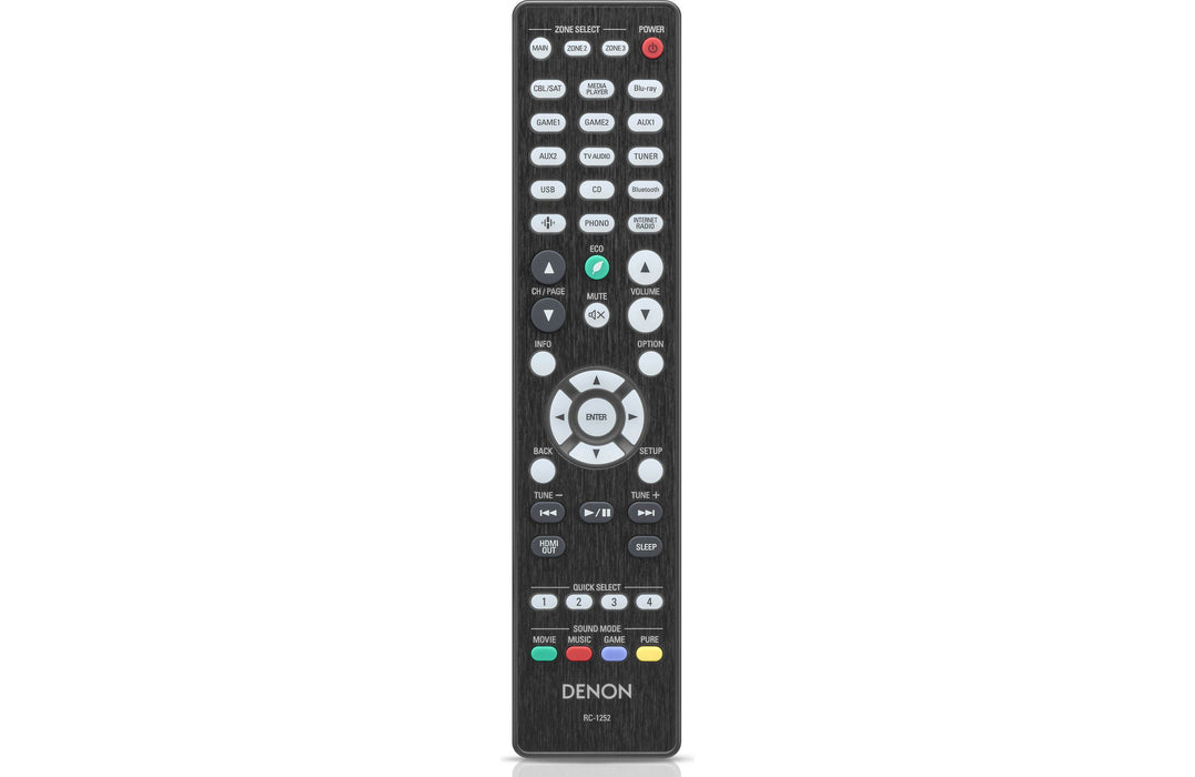 Denon AVR-X4800H 8K Home Theater AV Receiver with Dolby Atmos®